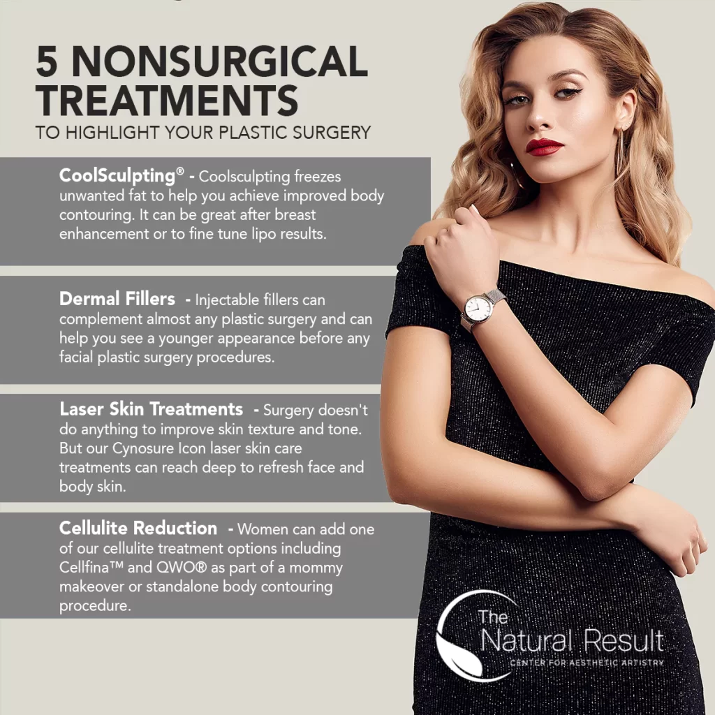 nonsurgical treatments to highlight your plastic surgery