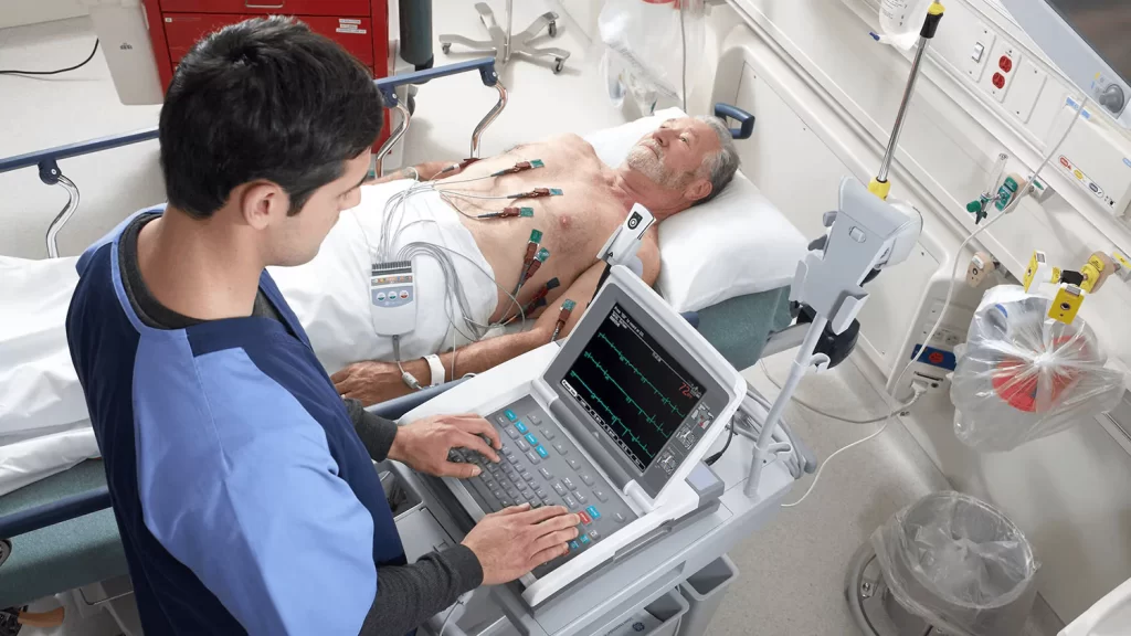 technision operation the ecg maching